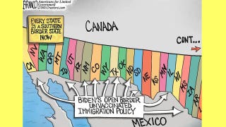 Political cartoon of the day: Border redrawn