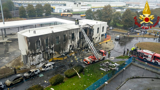 Plane crashes into building near Milan; all 8 aboard die