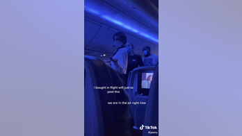 Airplane passenger uses microphone to rant about pandemic midflight in viral video
