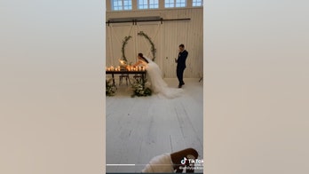 Bride’s bouquet catches fire in viral TikTok video: ‘I just froze’