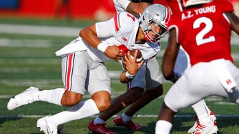 C.J. Stroud throws five TD passes, No. 11 Ohio State rolls