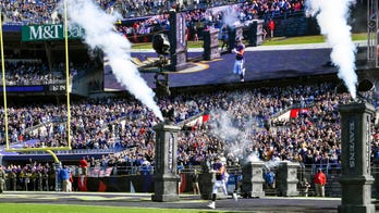 Ravens' broadcast interrupted by fan trying to climb into booth looking for a drink