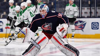 Blue Jackets' Elvis Merzlikins says Stars fan taunted him about Matiss Kivlenieks' death before game