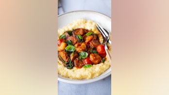 This spin on classic shrimp and grits is a quick, 'extra cozy' meal: Try the recipe