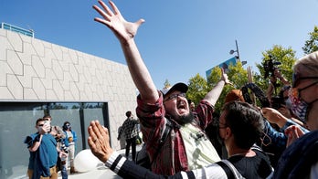 Associated Press issues correction on photo of Netflix counter-protester