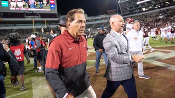 Alabama's Nick Saban reveals bruise he received amid Texas A&M fan celebration