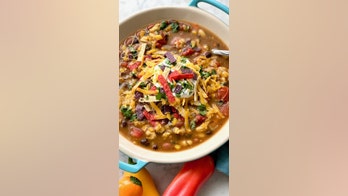 3 bean chicken soup for a cozy fall dinner idea