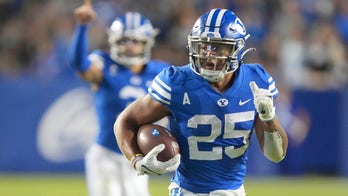 Allgeier's 5 TDs power No. 25 BYU past Virginia 66-49