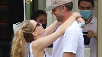 Jennifer Lawrence's baby bump is on full display during lunch outing with husband Cooke Maroney: photos