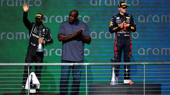 Shaq makes Formula One drivers look tiny on Texas Grand Prix podium