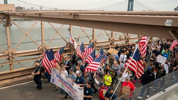NYC workers protest vaccine mandate: 'We will not comply!'