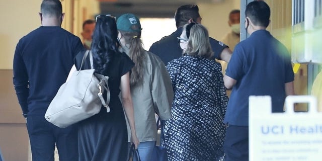 Hillary was joined by the couple's daughter, Chelsea Clinton.