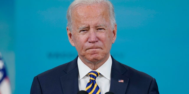 President Biden delivers an update on the COVID-19 response and vaccination program, in the South Court Auditorium on the White House campus, Thursday, Oct. 14, 2021, in Washington. 