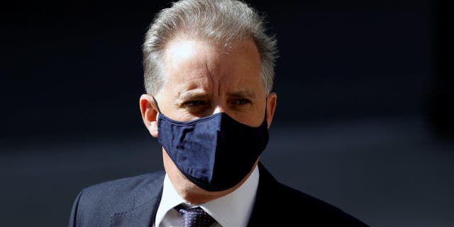 Former British spy Christopher Steele arrives at the High Court in London, Britain, July 20, 2020. (REUTERS/John Sibley)