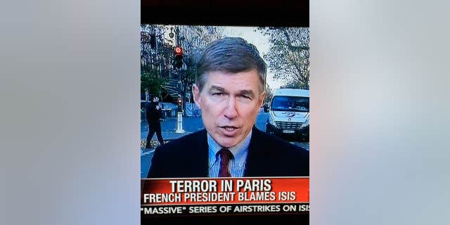 Greg Palkot reporting from Paris in 2015.