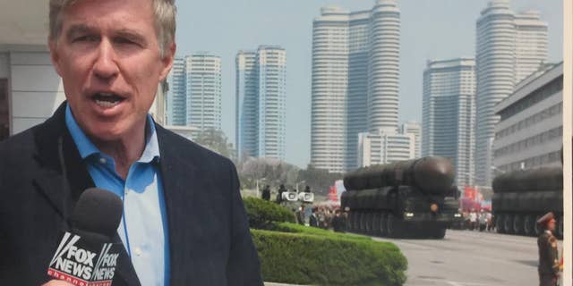 Greg Palkot in Pyongyang in 2015.