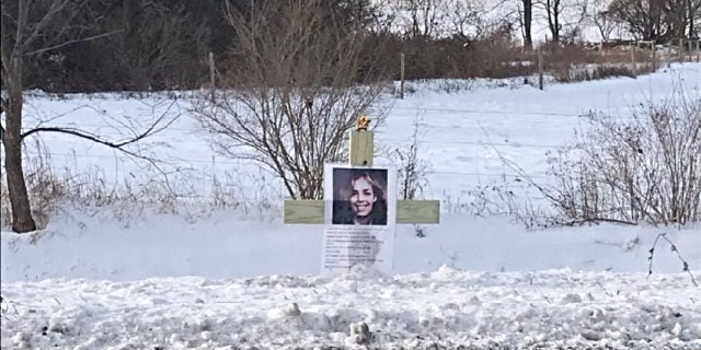 Kristin O'Connell memorial in Ovid