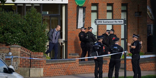 Belfairs Methodist Church in Eastwood Road North, where Tory MP Sir David Amess was repeatedly stabbed