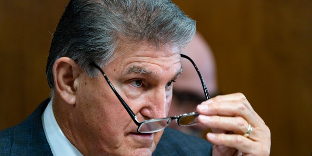 Oct. 19, 2021: Sen. Joe Manchin, D-W.Va., chairs a hearing of the Senate Energy and Natural Resources Committee, at the Capitol in Washington. (AP Photo/J. Scott Applewhite)