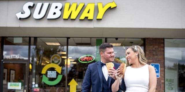 Julie Bushart  and Zack Williams traveled to their local subway at 30979 Five Mile Road, which is located in Livonia, Michigan.