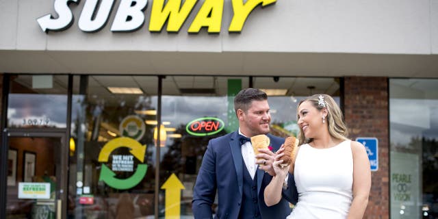 Julie Bushart and Zack Williams traveled to their local subway at 30979 Five Mile Road, which is located in Livonia, Michigan.