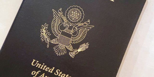File-US passport cover.
