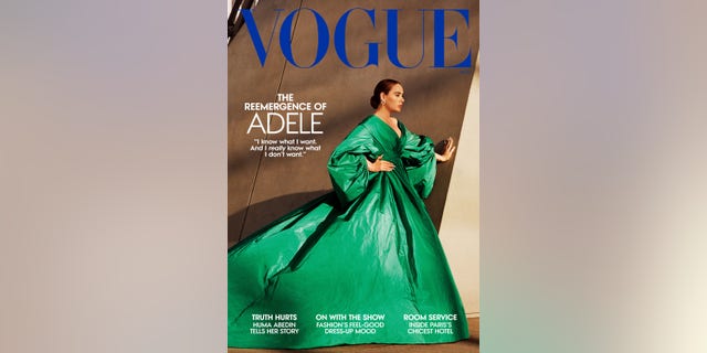 Adele covers the November issues of American and British Vogue.
