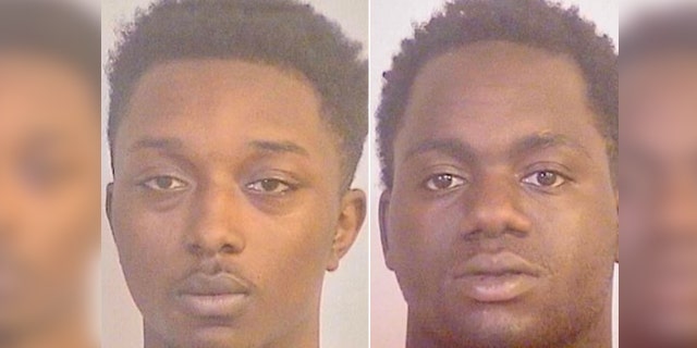 Julian Lamont Gordon (left) and James Deanthony Reed (right) are facing murder charges for allegedly taking part in a drive-by shooting Friday night in Tuscaloosa.
