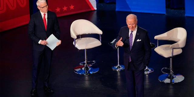 President Joe Biden was not asked about Afghanistan during a CNN town hall on Thursday. (AP Photo/Evan Vucci)