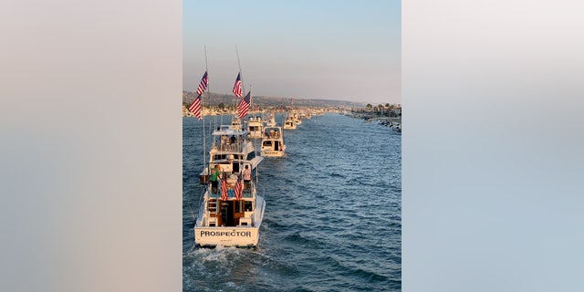 Tournament boats in the harbor. (Photo credit: War Heroes on Water)