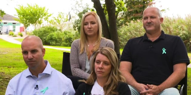 Gabby Petito's parents and stepparents during an Oct. 7, 2021 interview regarding the then-active search for Brian Laundrie, who is suspected of killing their daughter in Wyoming before returning to his parents' house in Florida and killing himself in a swamp nearby.