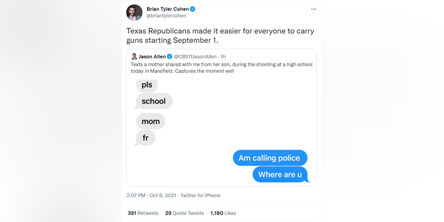 Twitter screenshot.