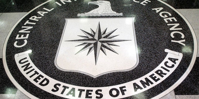 The logo of the U.S. Central Intelligence Agency is shown in the lobby of the CIA headquarters in Langley, Virginia