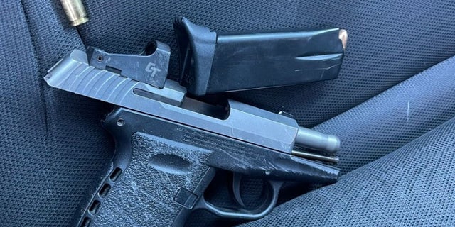 A gun was recovered from the scene where a Chicago police officer was shot in the face on Monday.