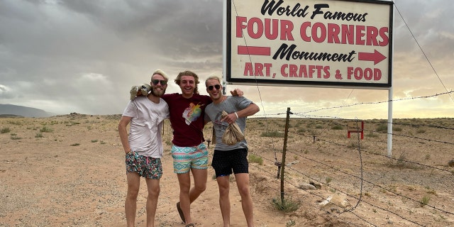 Wyatt Moss, 19, went viral earlier this year for eating Chipotle in all 50 states in just 50 days with his two friends, musicians Ethan Day and John Allen Riordan. (Courtesy of Wyatt Moss)