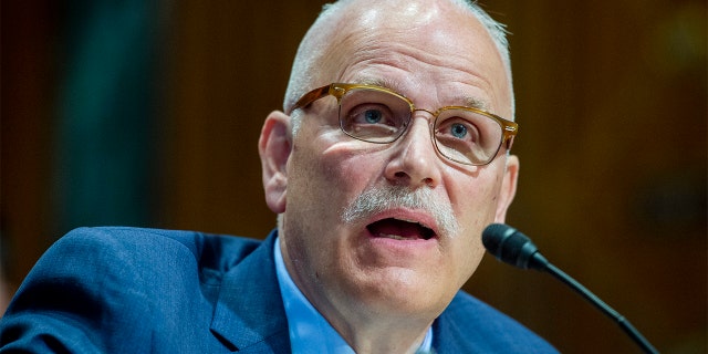 Chris Magnus testifies before the Senate Finance Committee on his nomination to be the next U.S. Customs and Border Protection commissioner, Tuesday, Oct. 19, 2021 on Capitol Hill in Washington.