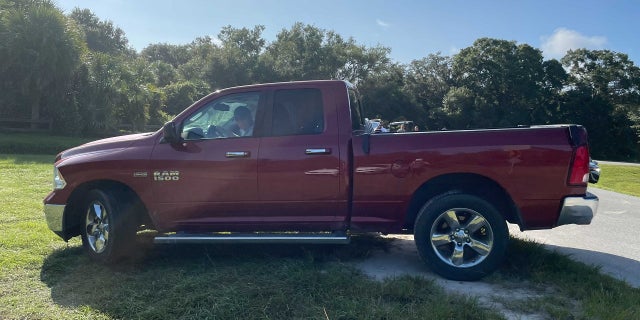 Christopher Laundry arrives at the Maykahhatchee Creek Ecological Park on Thursday. (Fox News / Audrey Conklin)