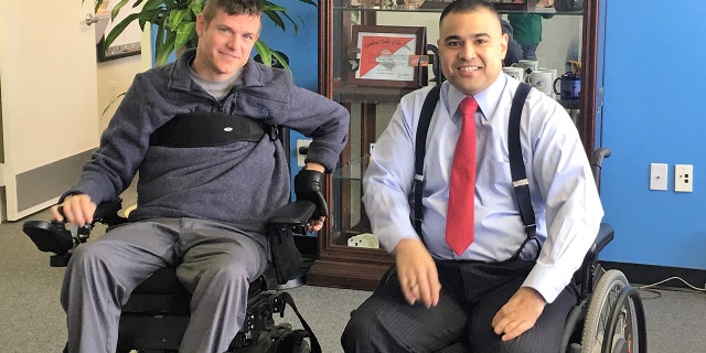 Retired Army Capt. James Howard and DRCE co-owner retired Marine Cpl. Joshua Himan.
