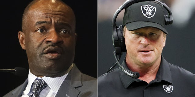 DeMaurice Smith and Jon Gruden.