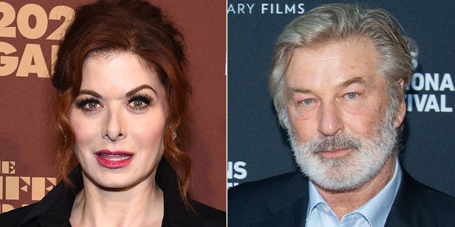 Debra Messing rushed to the defense of Alec Baldwin after the shooting on the set of 'Rust' left cinematographer Halyna Hutchins dead and director Joel Souza injured.