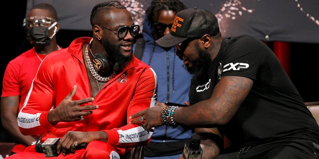 Deontay Wilder talks with Malik Scott