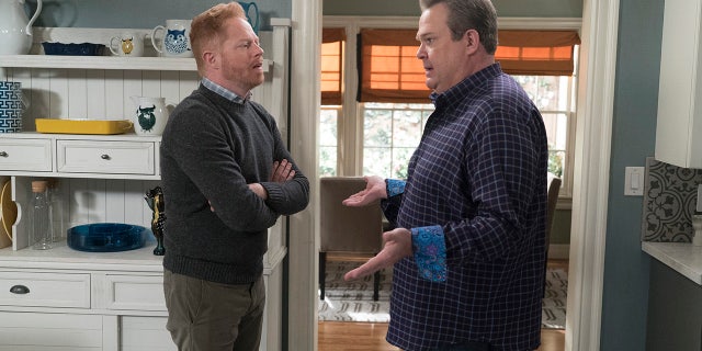 Jesse Tyler Ferguson (left) and Eric Stonestreet (right) in ‘Modern Family.’