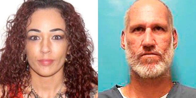 This undated photo provided by the Florida Department of Corrections shows Eric Pierson (right). On Saturday, Oct. 16, 2021, police charged Pierson, a convicted murderer, with the slaying of a South Florida woman whose body was found in a canal after being missing for three weeks.