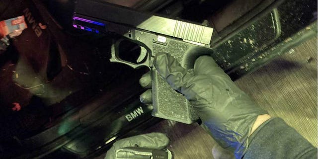 Authorities in Portland released an image of a gun recovered after 19 shootings in the city.
