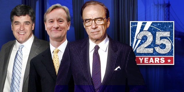 Sean Hannity, Steve Doocy and Fox Corporation chairman and News Corp executive chairman Rupert Murdoch played key roles in the launch of Fox News. 