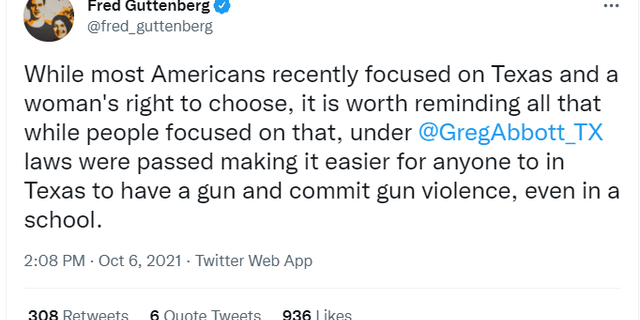 Twitter screenshot.