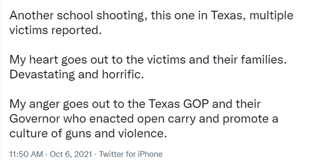 Twitter screenshot.