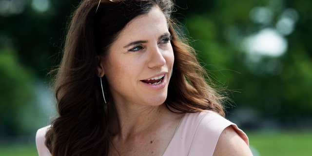 UNITED STATES - MAY 20: Rep. Nancy Mace, R-S.C., is seen at the House steps of the Capitol during the last votes of the week on Thursday, May 20, 2021. (Photo By Tom Williams/CQ-Roll Call, Inc via Getty Images)