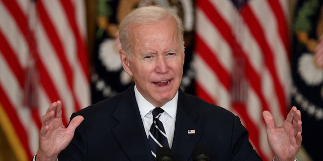 President  Biden delivers remarks about his proposed ‘Build Back Better’ social spending bill in the East Room of the White House on Oct. 28, 2021 in Washington, D.C. 