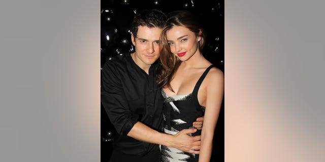 Orlando Bloom and then-wife Miranda Kerr attend the after party for the Broadway opening night of 'Shakespeare's Romeo And Juliet' at The Edison Ballroom on September 19, 2013 in New York City. 